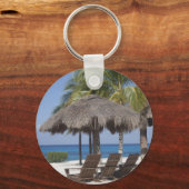Mexicaanse Beach Paradise Sleutelhanger (Voorkant)