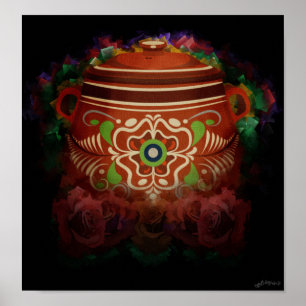 Mexicaanse Bean Pot Poster