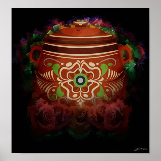 Mexicaanse Bean Pot Poster (Voorkant)