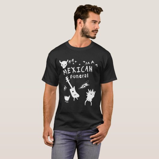 mexicaanse begrafenis t-shirt (Voorkant volledig)