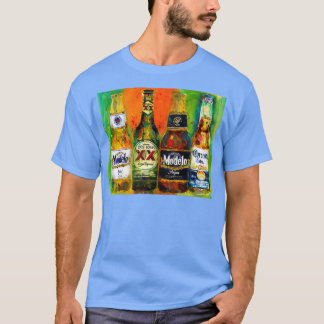 Mexicaanse bier Bright Colors Bar Deco T-shirt