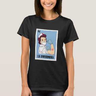 Mexicaanse bingo La La Nurse Lottery T-shirt