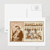 Mexicaanse binnenlandse veiligheid briefkaart (Voorkant / Achterkant)