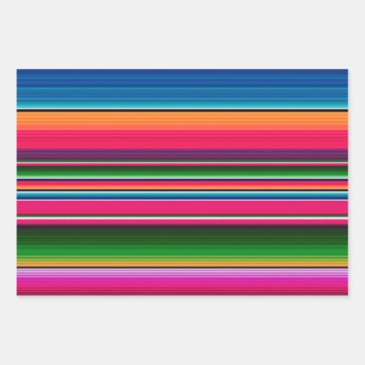 Mexicaanse Blanket Colorful Fiesta mexico Inpakpapier Vel (Voorkant 3)