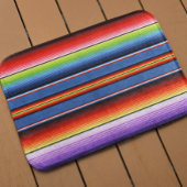 Mexicaanse Blanket Stripes Colorful Rainbow Serape Badmat