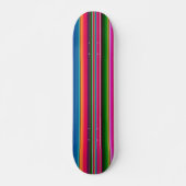 Mexicaanse Blanket Stripes Serape Colorful Mexico Persoonlijk Skateboard (Voorkant)