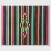 Mexicaanse blanket Traditionele Spaanse Fiesta Ser Cadeaupapier (Vlak)