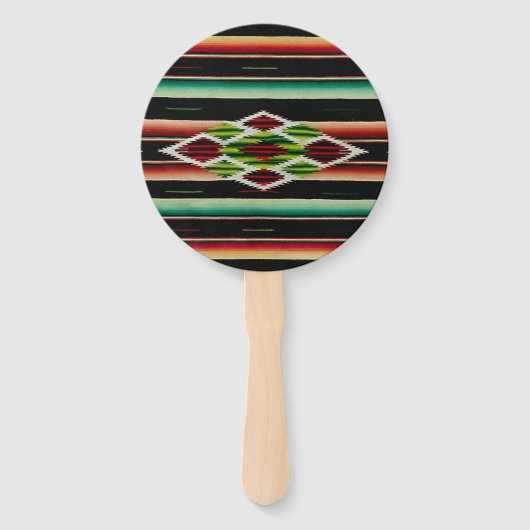 Mexicaanse blanket Traditionele Spaanse Fiesta Ser Handwaaier (Voorkant)