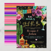 Mexicaanse bloem bruiloft feest uitnodiging (Voorkant / Achterkant)