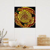 mexicaanse bloem poster (Keuken)