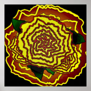mexicaanse bloem poster