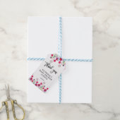 Mexicaanse Bloemen Baby Shower Feestje Cadeaulabel (Met Touw)