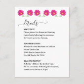 Mexicaanse Bloemen Bruiloft Behuizing Kaart (Voorkant)