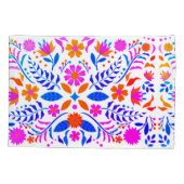 Mexicaanse bloemen en bladeren kussensloop (Achterkant)