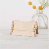 Mexicaanse Bloemen  Folk Art gepersonaliseerd Plaatskaartje (Voorkant)