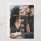 Mexicaanse Bloemen Foto Save The Date Kaart (Voorkant)