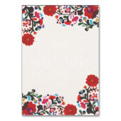 Mexicaanse Bloemen Kleurrijke Botanische Bloemen H Kaart (Achterkant)