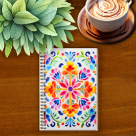 Mexicaanse bloemen ontwerp planner