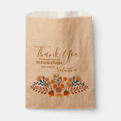 Mexicaanse Bloemen Westerne Aarde Tone Boho Quince Bedankzakje (Voorkant)