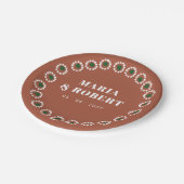 Mexicaanse Boho Barro Papieren Bordje (Gekanteld)