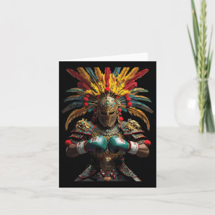 Mexicaanse Boksen Azteekse Warrior Power Kaart