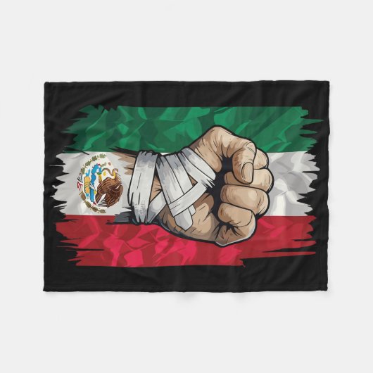 Mexicaanse Boksen eerste sterkte erfgoed Fleece Deken (Voorkant (Horizontaal))