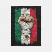 Mexicaanse Boksen eerste sterkte erfgoed Fleece Deken (Voorkant)