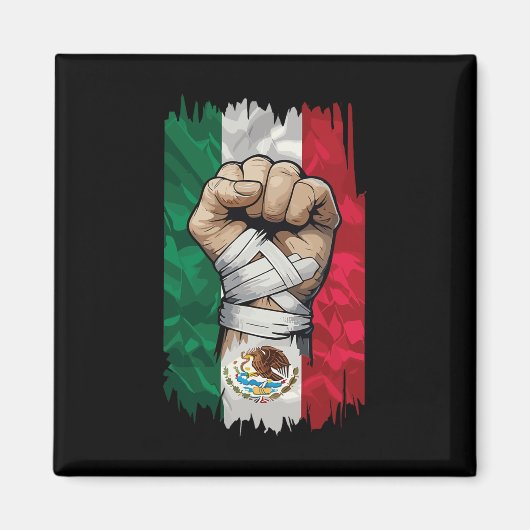 Mexicaanse Boksen eerste sterkte erfgoed Magneet (Voorkant)