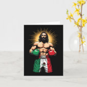 Mexicaanse Boksen Jezus Christus Mex Boksen Shorts Kaart (Gele Bloem)