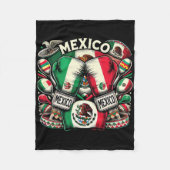 Mexicaanse Boksen Pride Handschoenen Sport Design Fleece Deken (Voorkant)