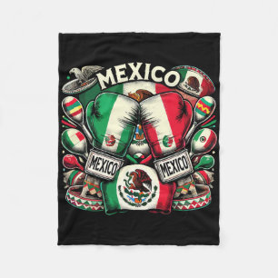 Mexicaanse Boksen Pride Handschoenen Sport Design  Fleece Deken