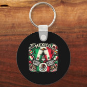 Mexicaanse Boksen Pride Handschoenen Sport Design  Sleutelhanger (Voorkant)