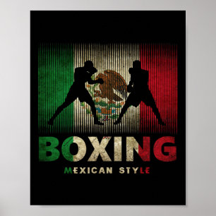 Mexicaanse Boksen Vintage Mexicaanse Boksen Poster