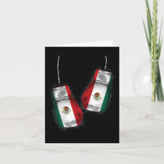 Mexicaanse bokshandschoenen Mexicaanse trots Mexic Kaart