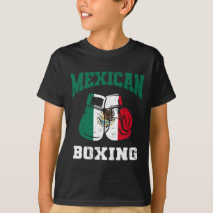 Mexicaanse bokshandschoenen Mexico Pride Patriotti T-shirt
