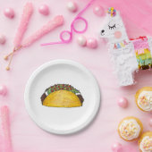 Mexicaanse Borden van Taco Tacos Print Papieren Bordje (Feest)