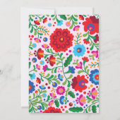 Mexicaanse borduurman Baby Boy Shower Invitation (Achterkant)