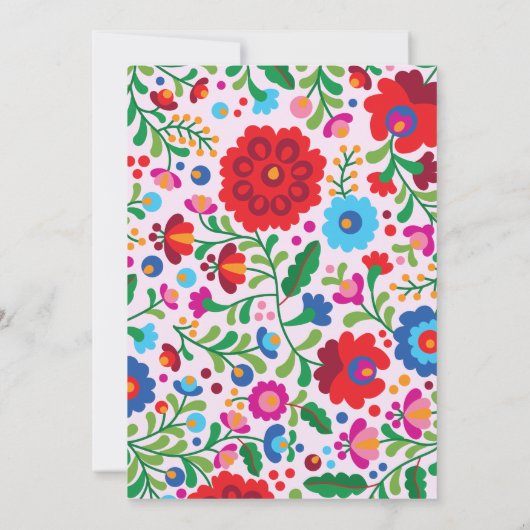 Mexicaanse borduurman Baby Boy Shower Invitation (Achterkant)