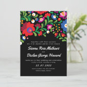 Mexicaanse borduurvrouw - uitnodiging tot huwelijk (Staand voorkant)