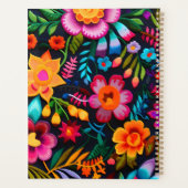 Mexicaanse borduurwerk geïnspireerd print planner (Achterkant)