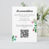 Mexicaanse borduurwerk kleurrijke accommodaties informatiekaartje (Staand voorkant)