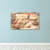 Mexicaanse botenbouwer canvas afdruk (Insitu (Houten vloer))