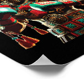 Mexicaanse Boxing Pride Inka Sports Design Poster (Hoek)