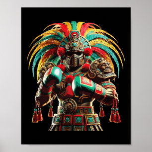Mexicaanse Boxing Pride Inka Sports Design Poster