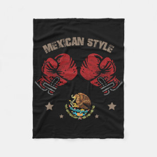 Mexicaanse Boxing Style Mexico Vlag Mexico Boxing  Fleece Deken