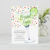 Mexicaanse Bridal Fiesta Shower Kaart (Staand voorkant)