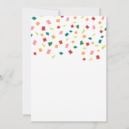 Mexicaanse Bridal Fiesta Shower Kaart (Achterkant)