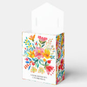 Mexicaanse Bright Floral Fiesta Verjaardag Bedankdoosjes (Geopend)