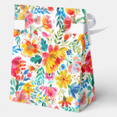 Mexicaanse Bright Floral Fiesta Verjaardag Bedankdoosjes (Achterkant)