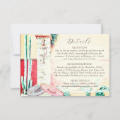 Mexicaanse Bruiloft Cactus Tuin Behuizing Kaart (Voorkant)